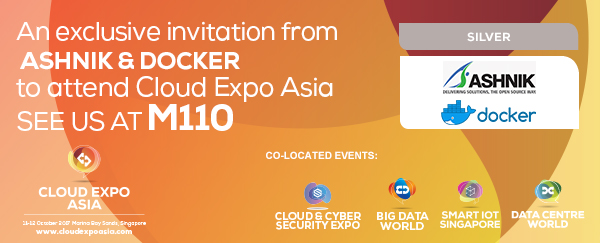 ashnik and docker silver devops live sponsors at cloud expo asia 11th 12th oct